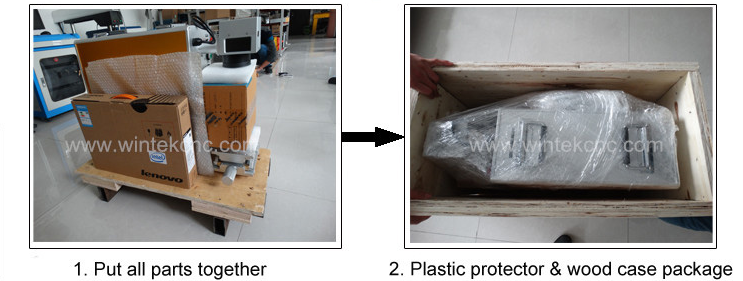 package of cheap portable metal laser marking machine