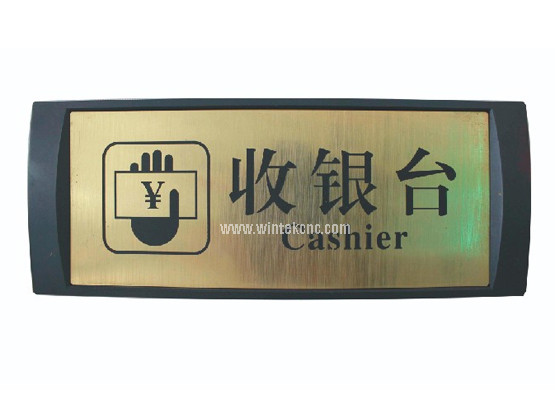 Co2 Laser Engraving Cutting Machine on Double Color Plate