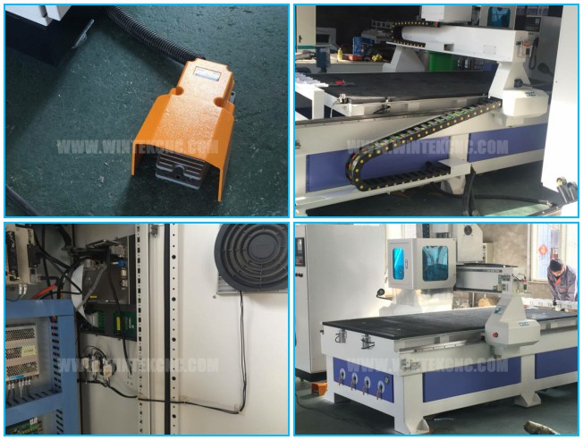 Automatic tool changer linear ATC CNC Router Machine details