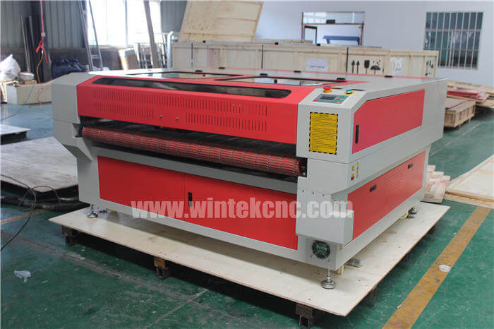 Double heads 1610 CNC Fabric Laser Cutting Machine with Auto Feeding System