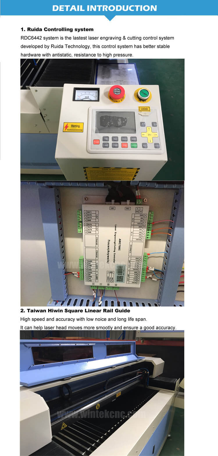 co2 1325 laser cutting machine, laser engraving machine 1325 detail 